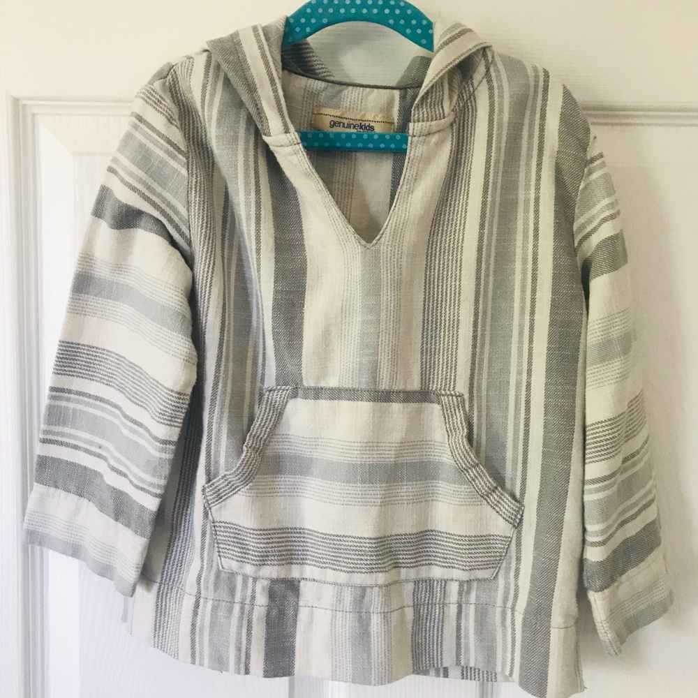 BOHO little boy poncho